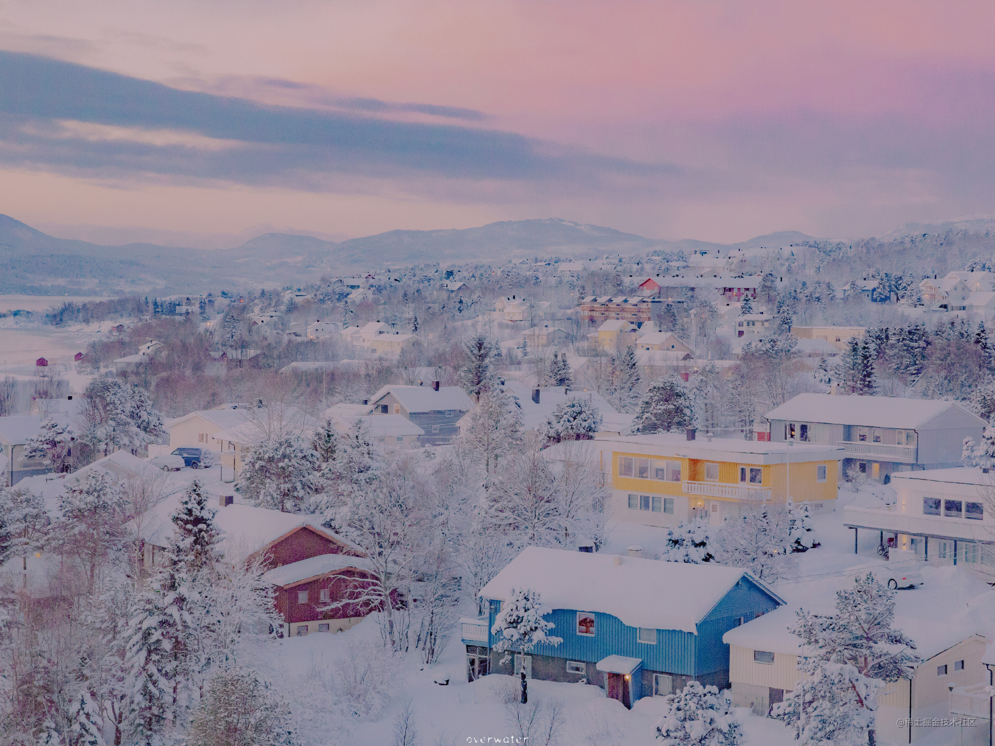 what a beautiful snowy world