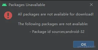 All packages are not available for download