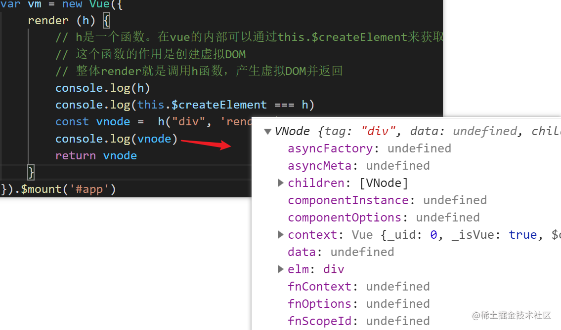 What is the function of the Render function in vue and what is the ...