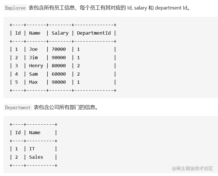 SQL，刷题总结（一） 常见的部门薪水类型问题-一一网