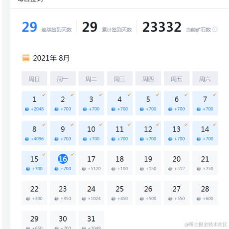 掘金1号小鲜肉于2021-08-16 10:41发布的图片