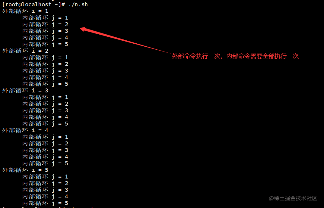 Shell循环语句 掘金