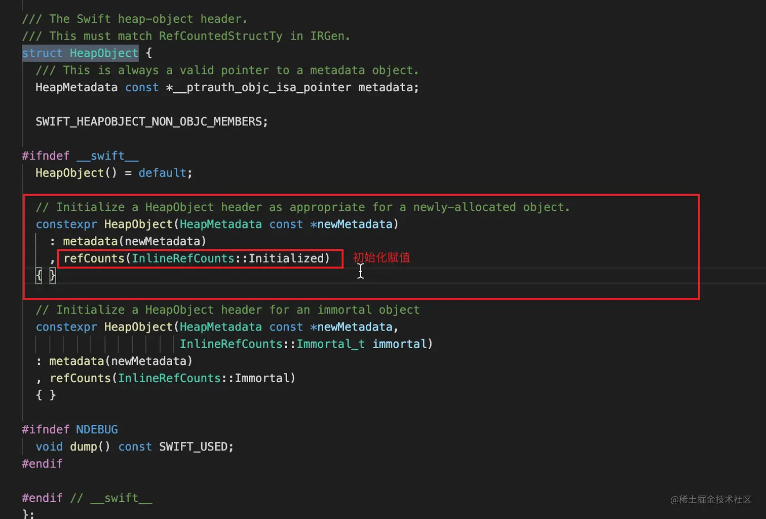 refCounts 的初始化赋值.png