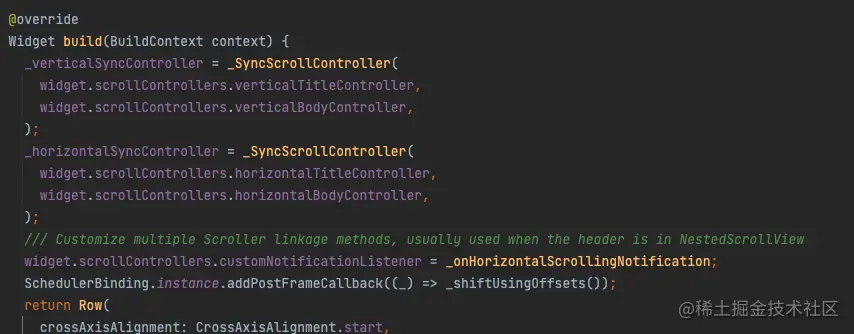 Flutter 可冻结的侧滑表格 Sticky-headers-table 结合 NestedScrollView 吸顶悬浮的使用实践 - 掘金