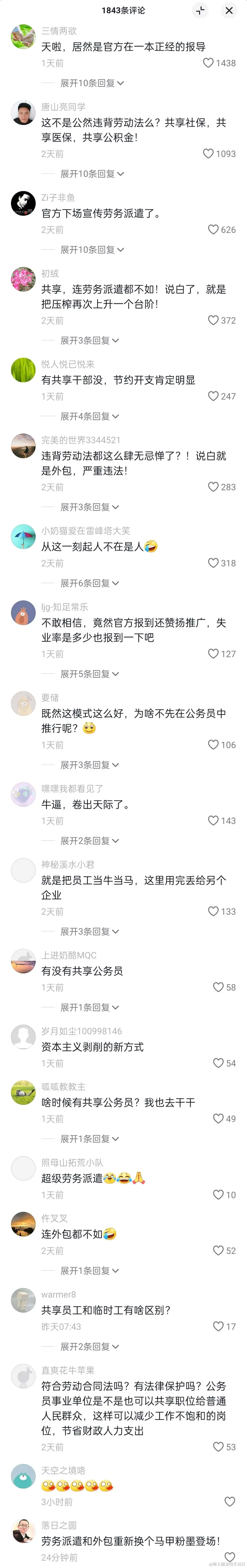 共享员工火了。你怎么看