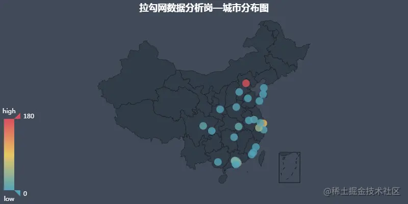  Urban distribution map of dragnet 