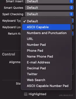 修改 keyboard Type