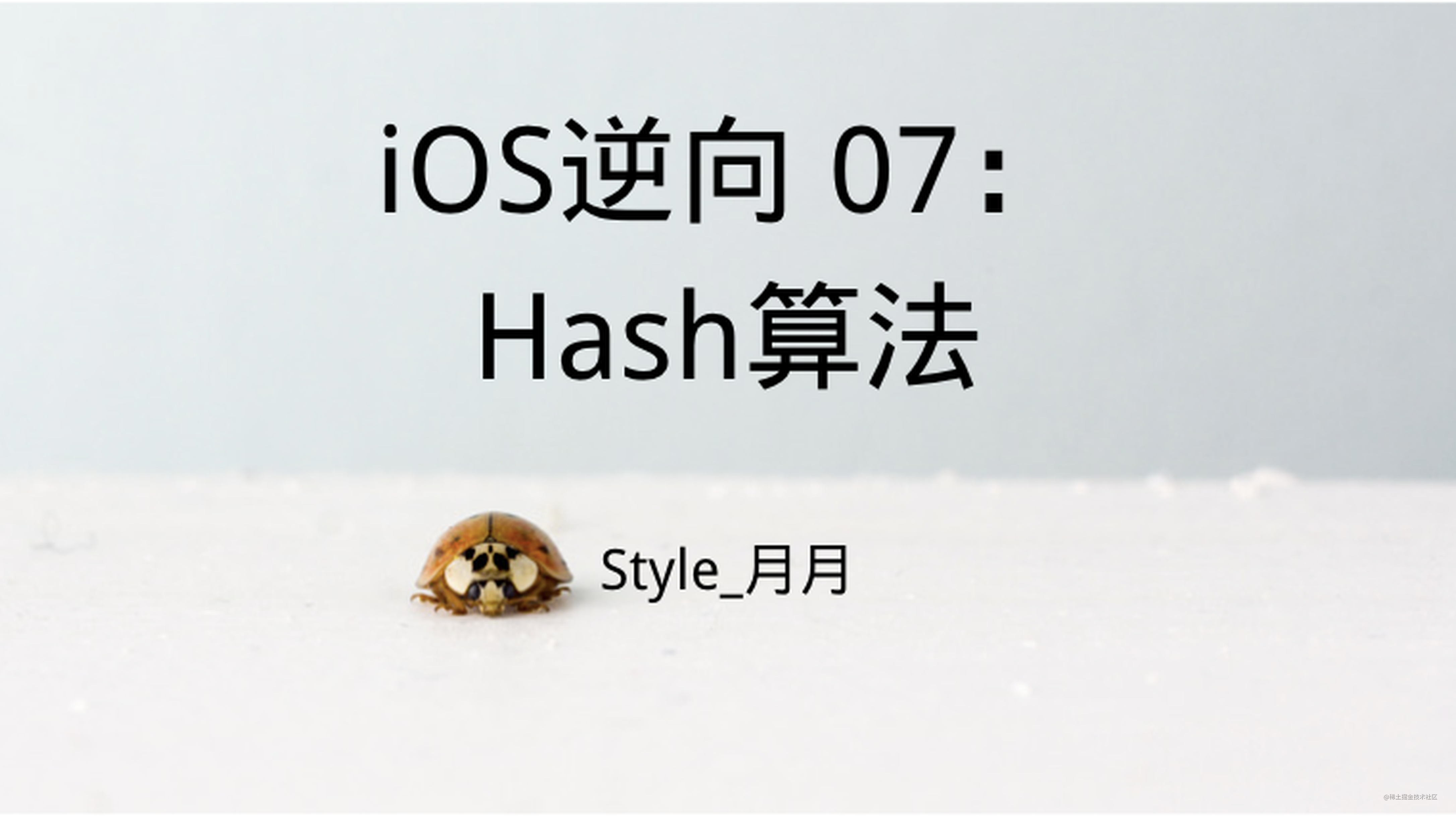 iOS逆向 07：Hash算法