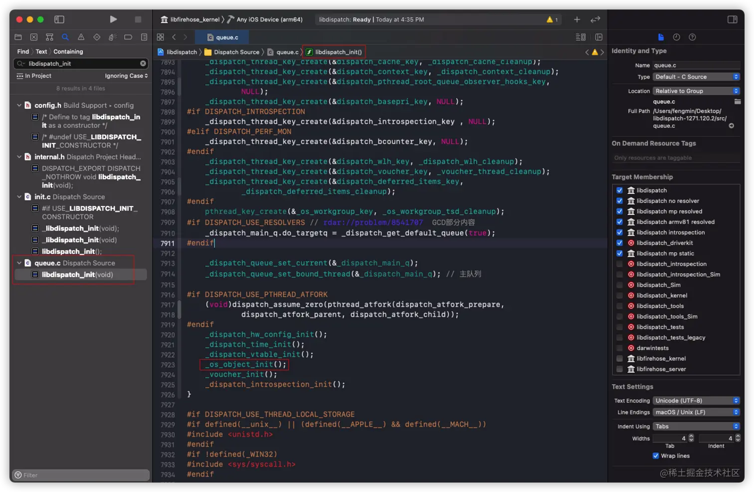 libdispatch_init源码实现
