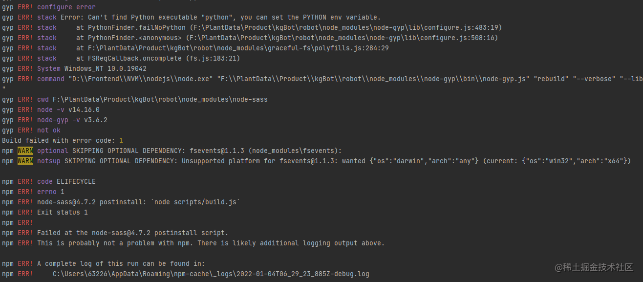 npm-i-gyp-err-stack-error-can-t-find-python-executable-python