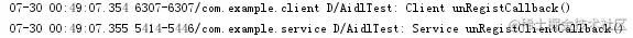 unRegistCallback()
