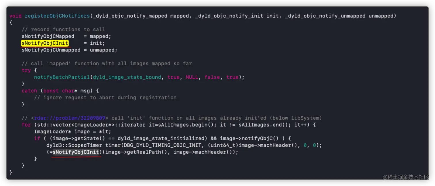 registerObjCNotifiers源码实现
