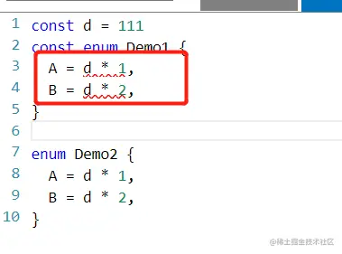 Typescript中const Enum和enum的区别持续创作，加速成长！这是我参与「掘金日新计划 · 10 月更文 - 掘金