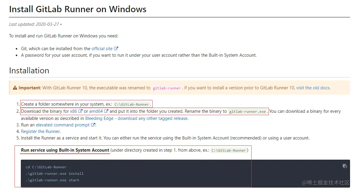 Install GitLab Runner