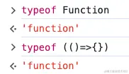 typeof function