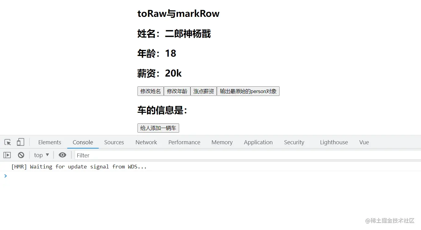 toRaw与markRaw.gif