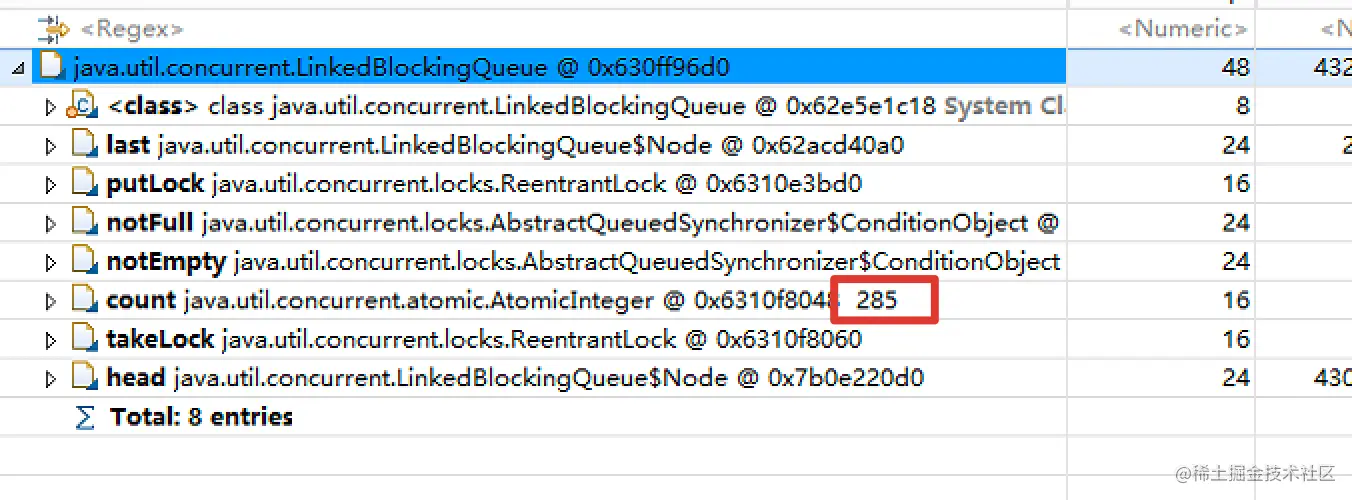 msgQueue的capacity