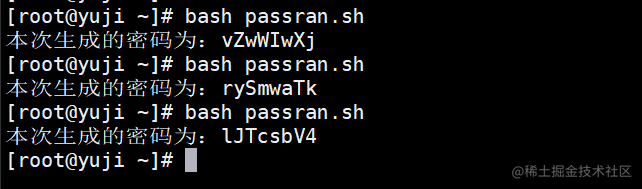 Shell脚本 八个循环实验 使用for循环 掘金