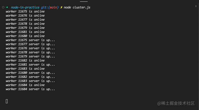 cluster module console