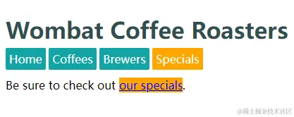 图 1.7 在导航之外使用 featured 类产生的奇怪样式