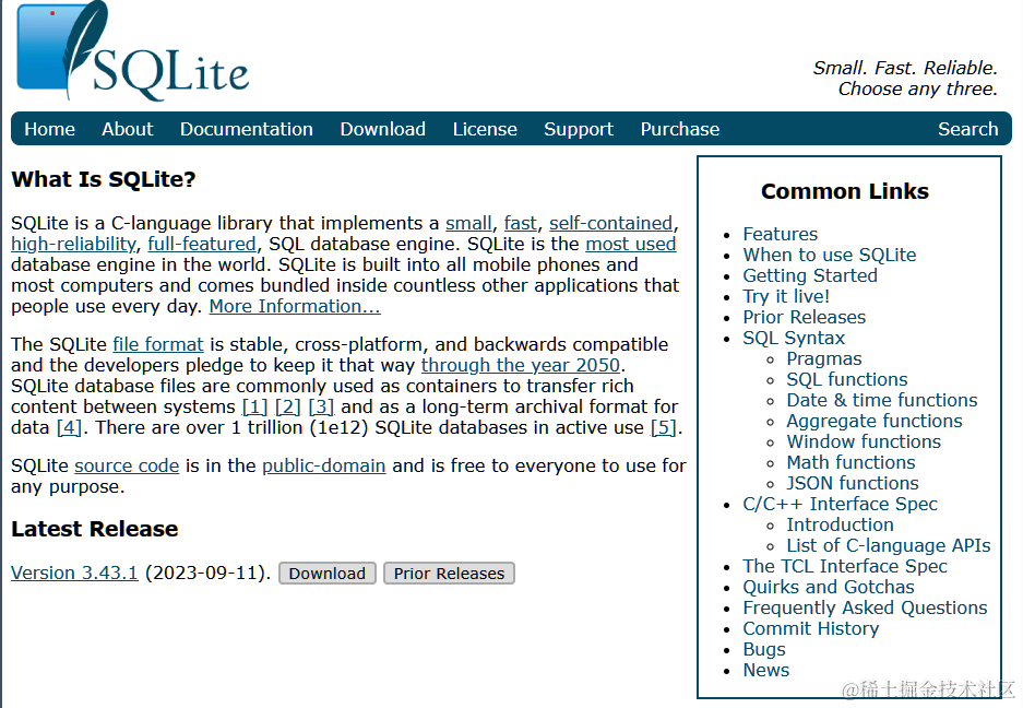 sqlite 必知必会
