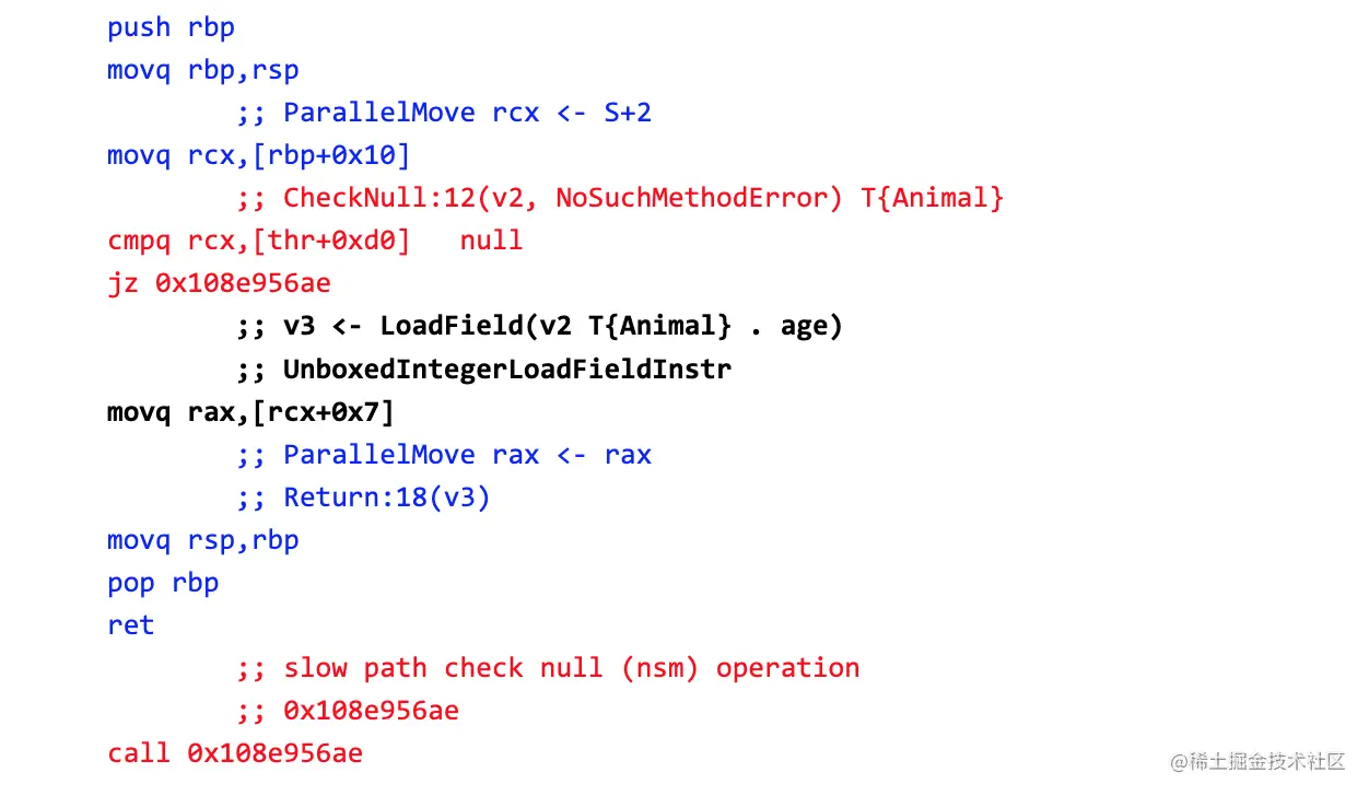 代码少了很多，但是仍然有一些蓝色代码（开头/结尾）和红色代码（空检查）。