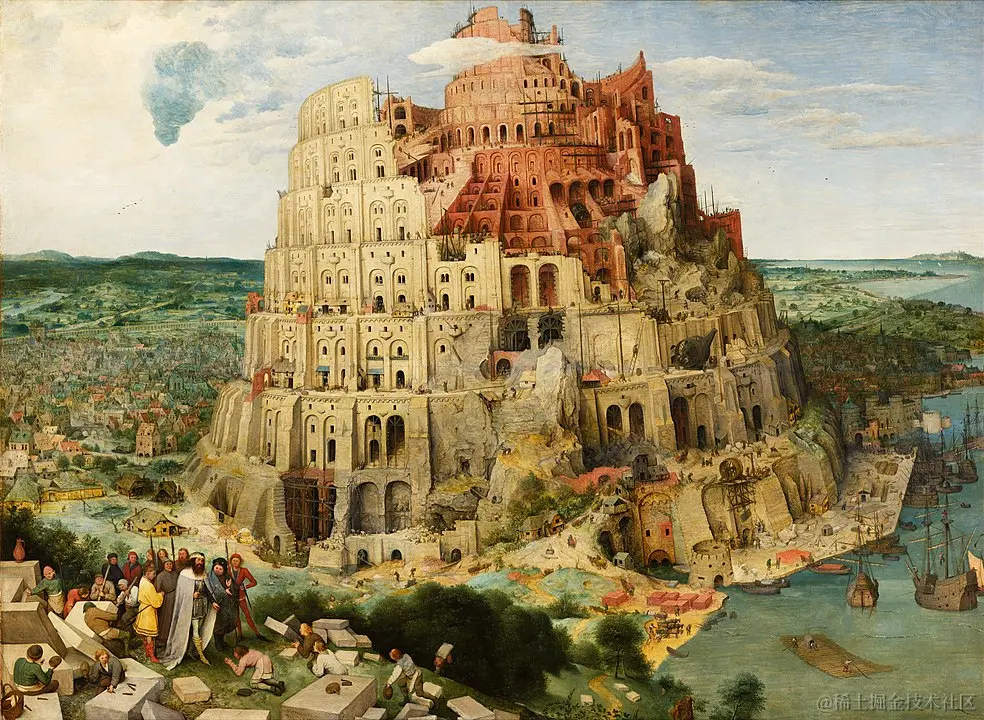 Pieter Bruegel the Elder - The Tower of Babel (Vienna) - 1563
