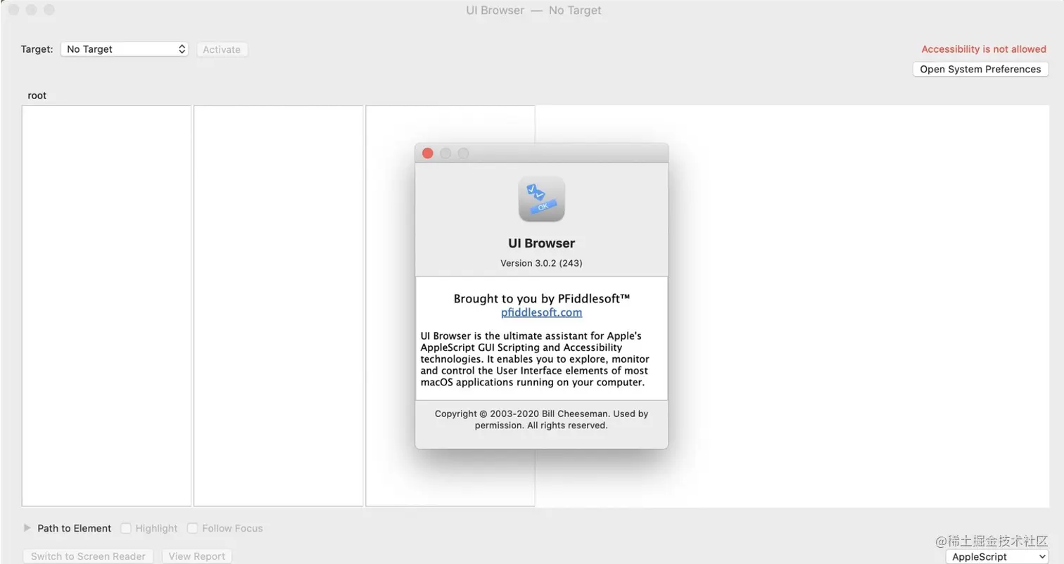UI Browser for mac(探索监视macOS软件运行工具) UI Browser for mac是Apple 掘金