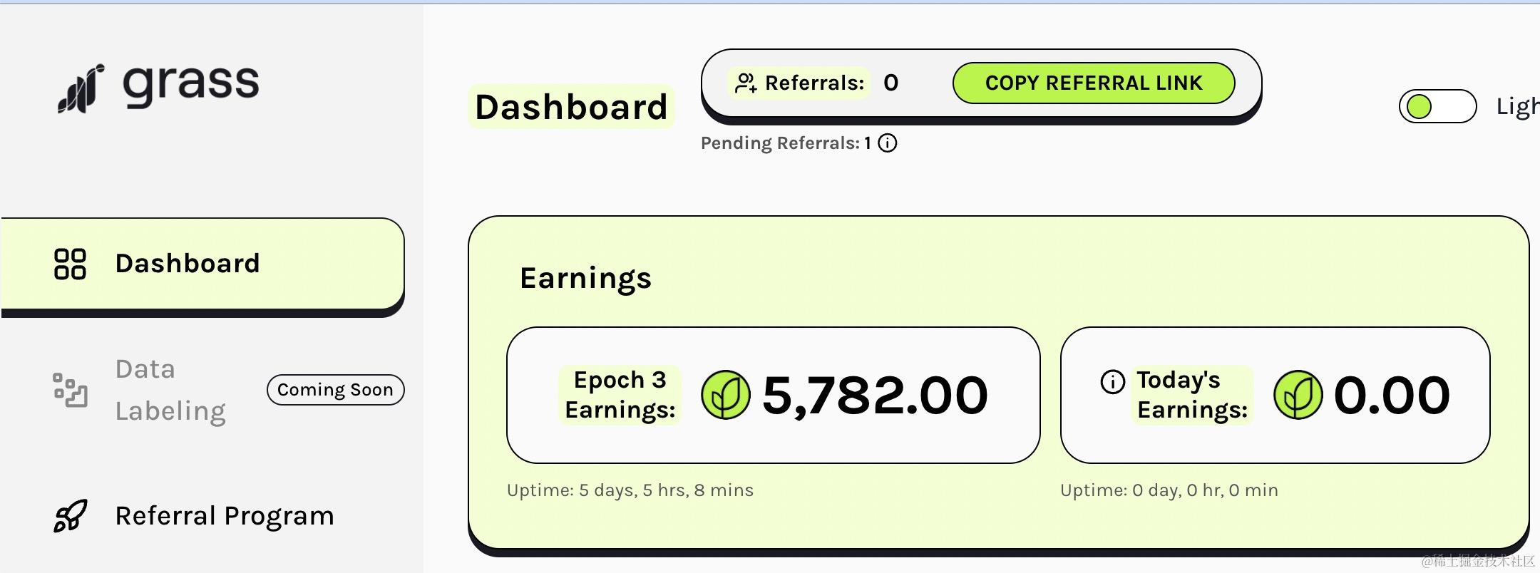 Grass是什么，最新web3空投项目Grass是什么？ 项目介绍 Grass是一个Chrome浏览器插件，它将你用- 掘金