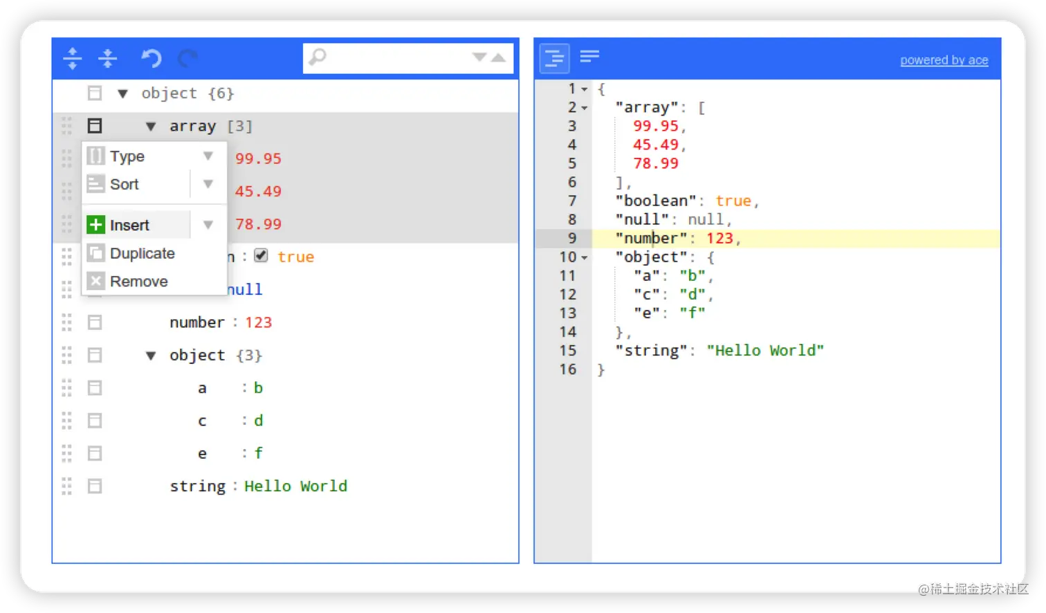 Json diff 定制化需求json diff 需求方案调研，比较主流 js 编辑器的 diff 功能，研究如何满足定 - 掘金