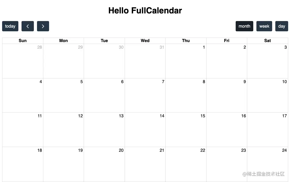  react fullcalendar fullcalendar 