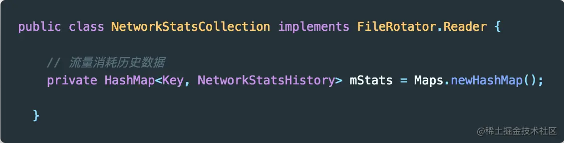 NetworkStatsCollection