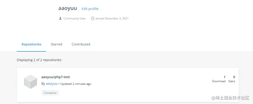 Dockerfile创建镜像并上传到dockerhub