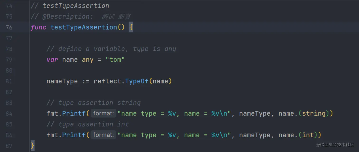 golang value in assignment need type assertion