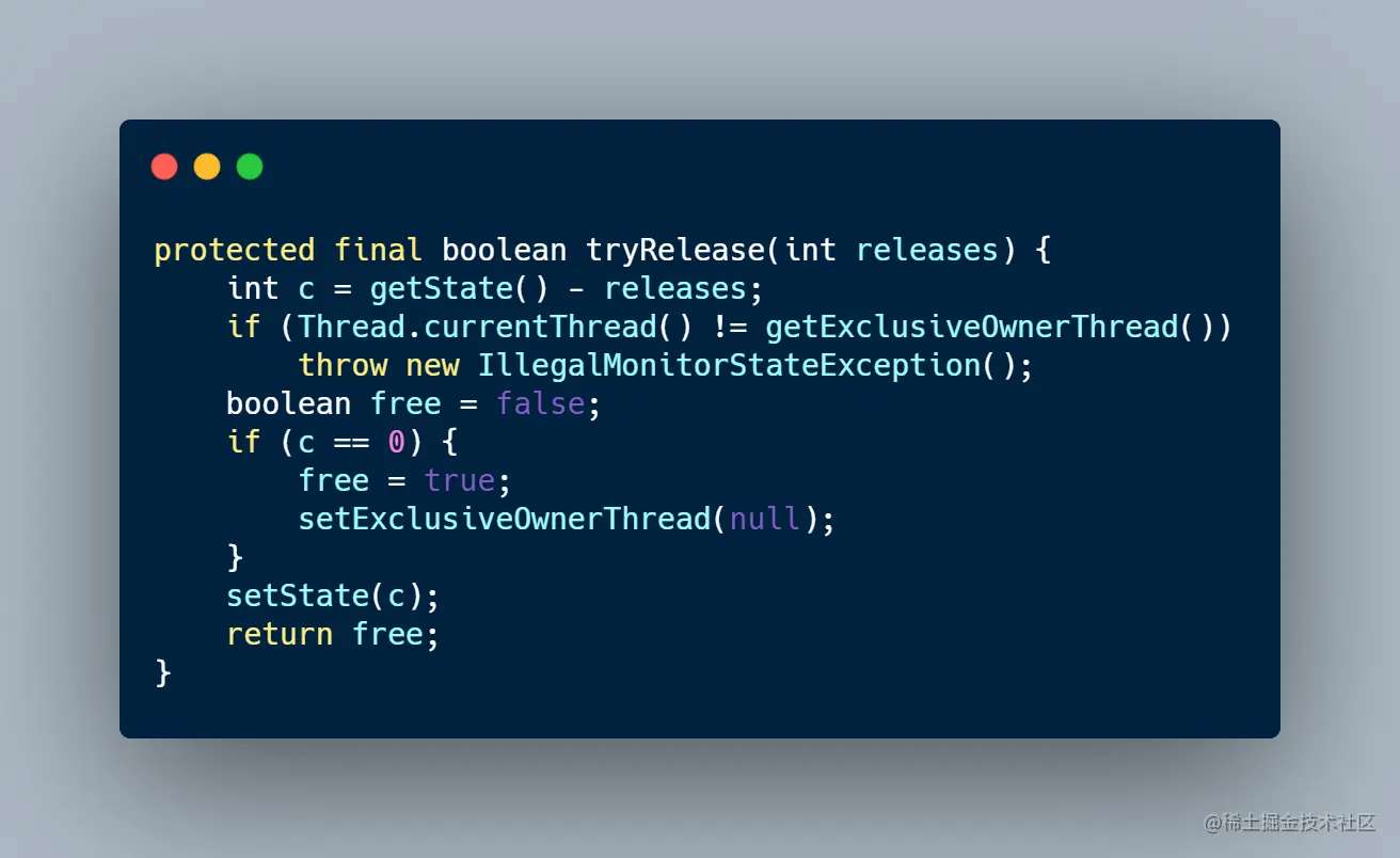 tryRelease