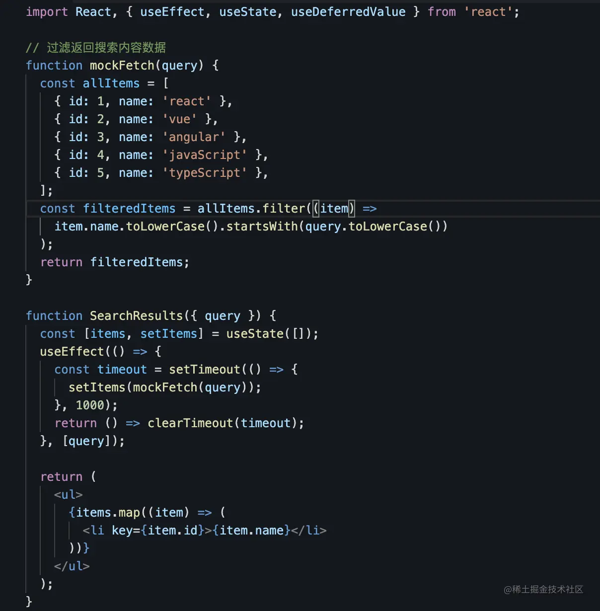 inport React, { useEffect, usestate, usebeferredva lue 〕 from • resct：.png