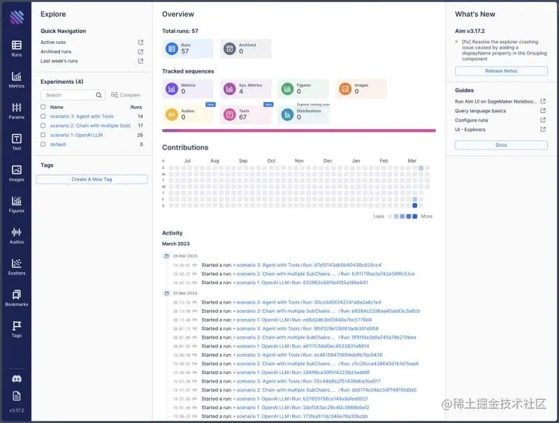 LangChain + Aim: 构建和调试人工智能系统变得简单了!复杂人工智能系统的崛起 随着ChatGPT和大型语言 - 掘金