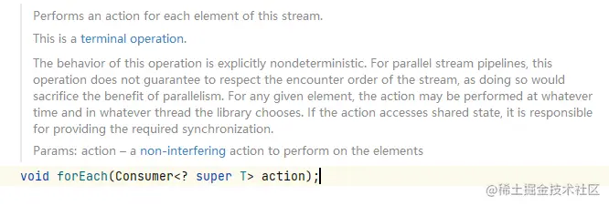 stream流中map和foreach的使用与区别