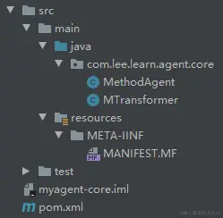 JavaAgent工程目录图