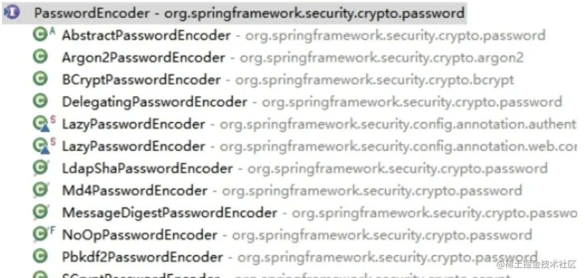 SpringSecurity专栏（Security中的加密