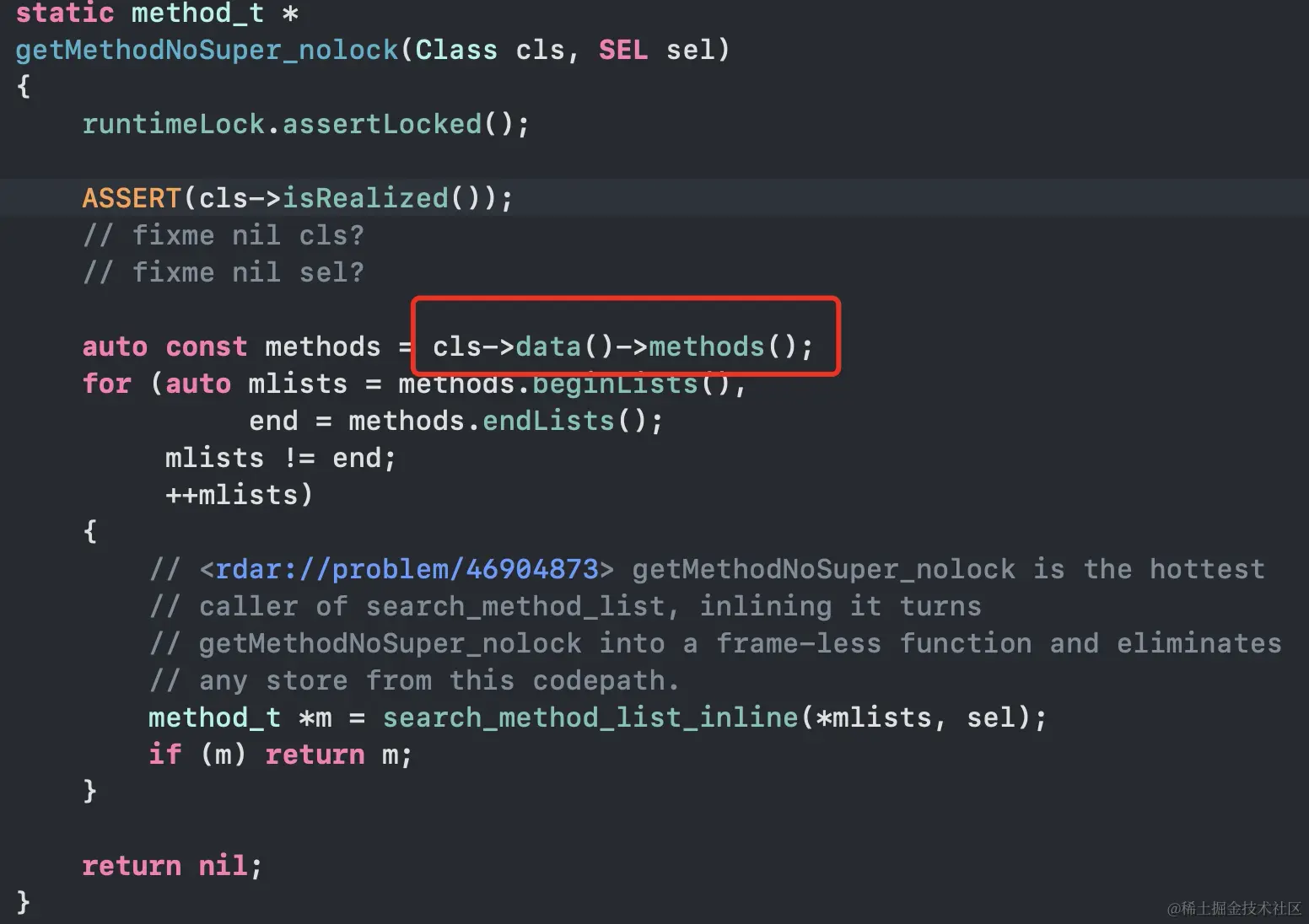 图2: getMethodNoSuper_nolock方法实现-c749